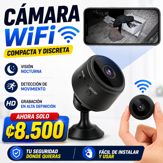 ⚡️PROMOCION DE LANZAMIENTO🚨 - MINI CAMARA VIGILANCIA ESPIA