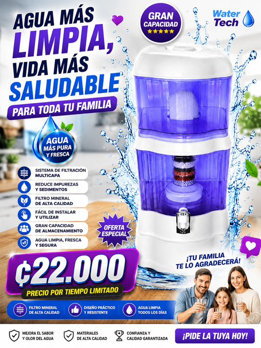 💧 ¡Filtro Purificador de Agua Mineral! 💧