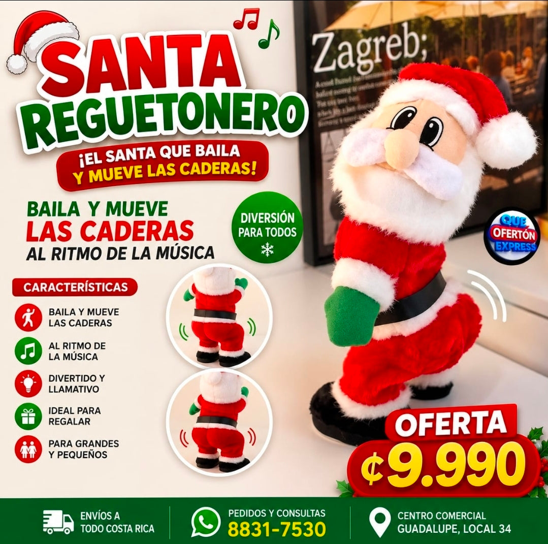 🎅🕺 SANTA REGUETONERO – ¡EL SANTA QUE MUEVE LAS CADERAS! 🎄🎶