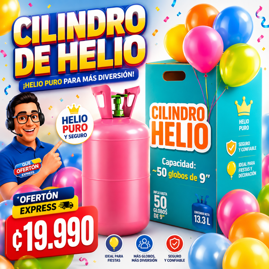Cilindro de Helio Portátil