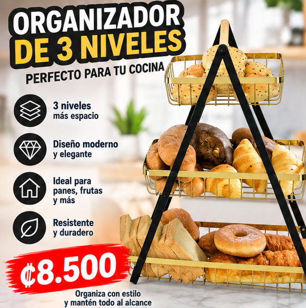 ✨ ORGANIZADOR DE 3 NIVELES ✨