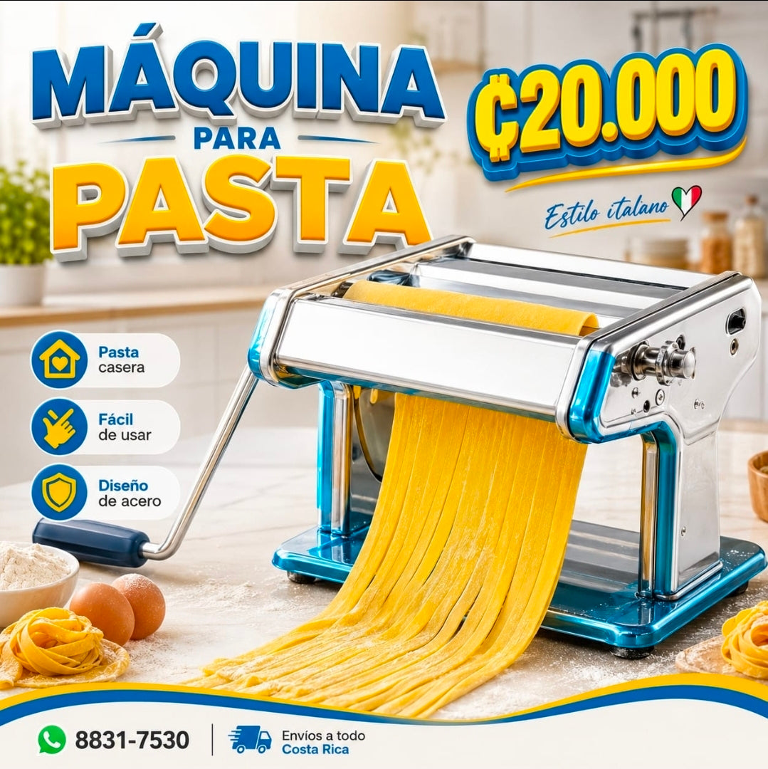 🍝✨ MÁQUINA MANUAL PARA PASTA