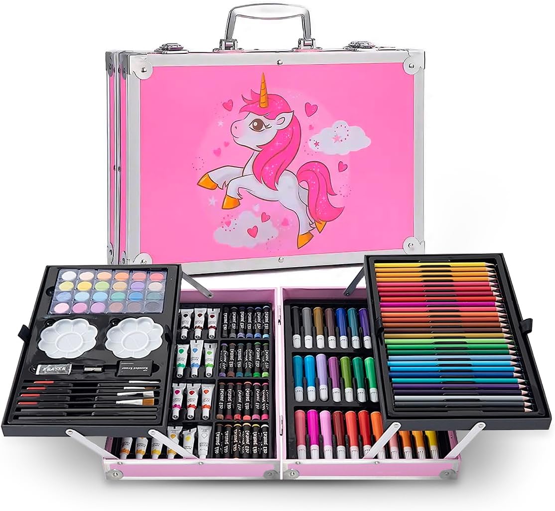 🎨✨ Kit de Arte 145 Piezas – Súper Completo y Creativo ✨🎨