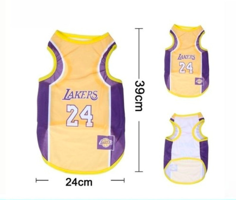 🐶🏀 Camiseta para Mascota Lakers #24
