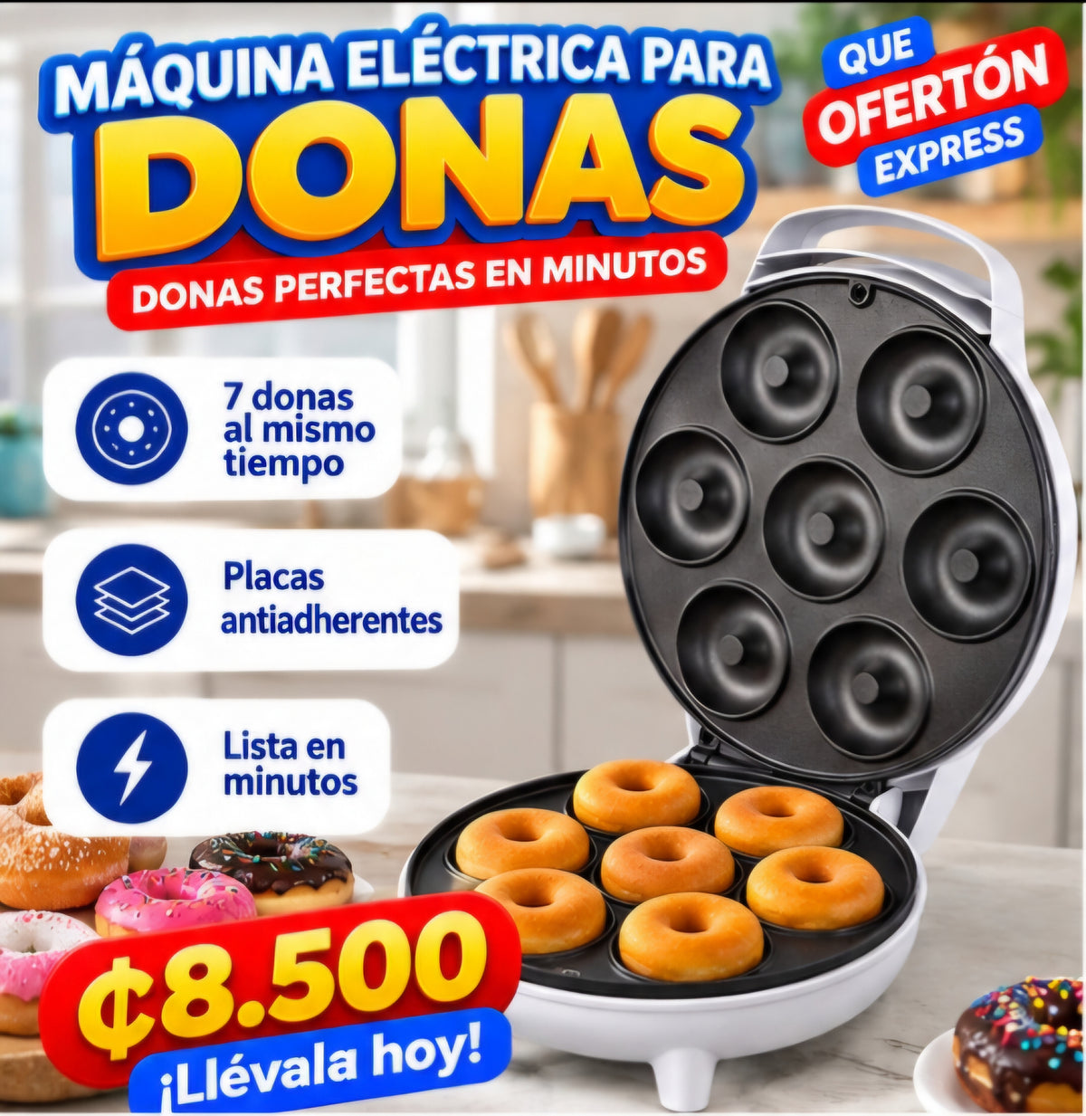 Máquina mini donas Sweet loop