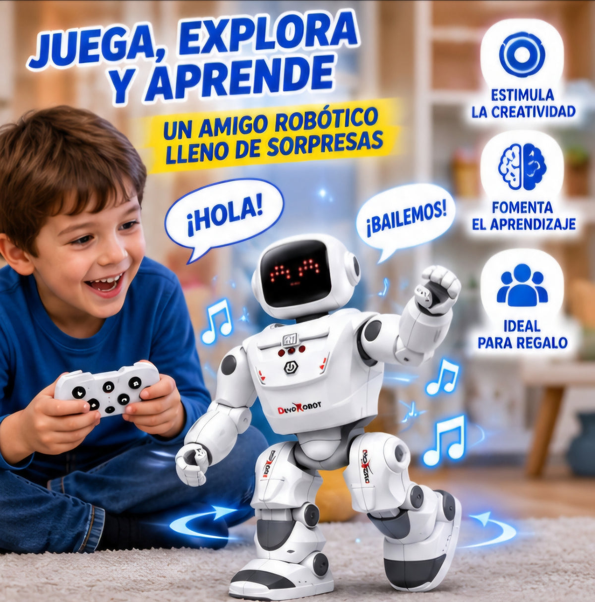 🤖 ROBOT INTELIGENTE CON CONTROL REMOTO