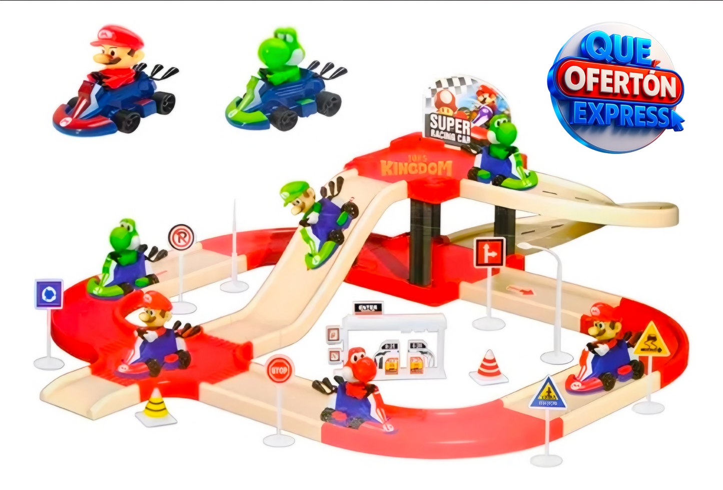 🚗🏁 Pista Mario Kart – Parqueadero Súper Mario Bros