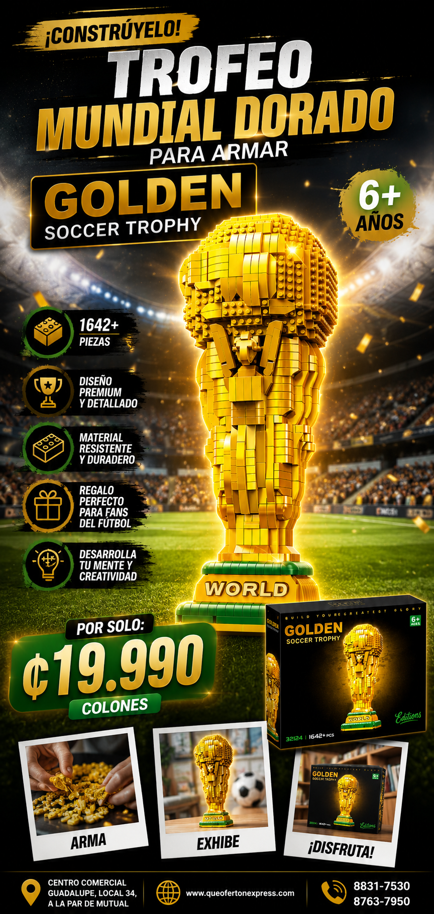 🏆⚽ Copa Mundial de Construcción – 1642 Piezas