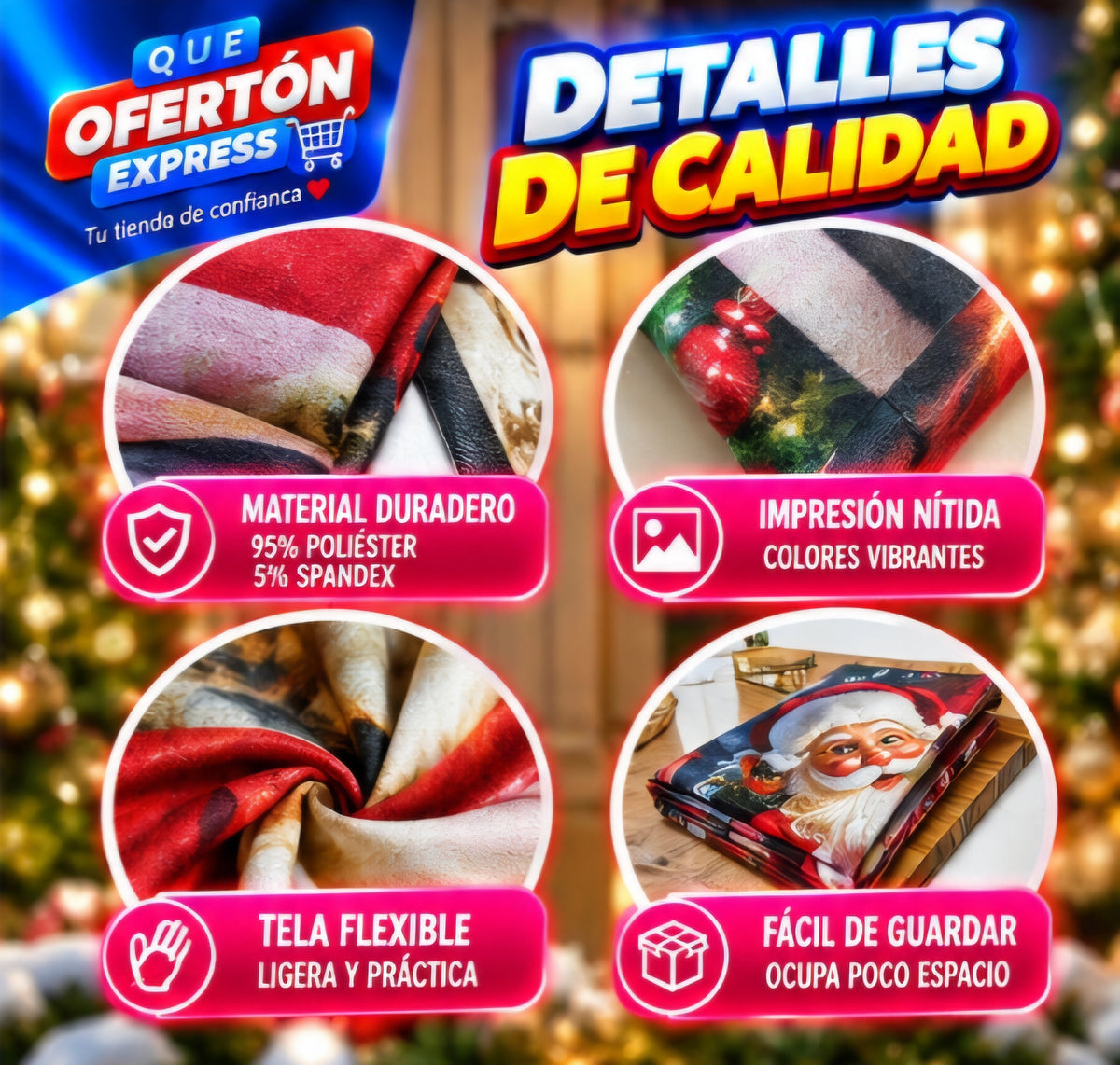 🎅🎄 Cubierta Navideña para Puertas – ¡Decora tu Hogar esta Navidad!