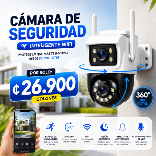 📹🔥 ¡PROTEGE TU CASA CON VISIÓN TOTAL 360°! 🔥📹
