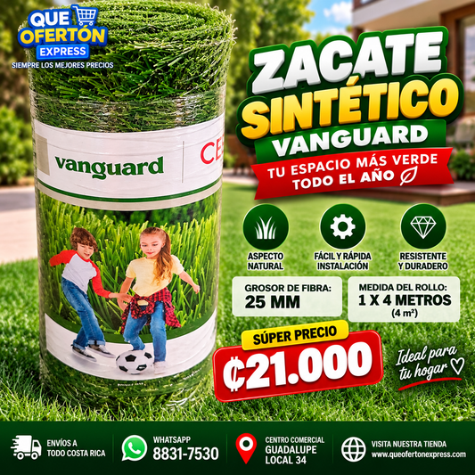🌿✨ ZACATE SINTÉTICO VANGUARD 25 MM ✨🌿