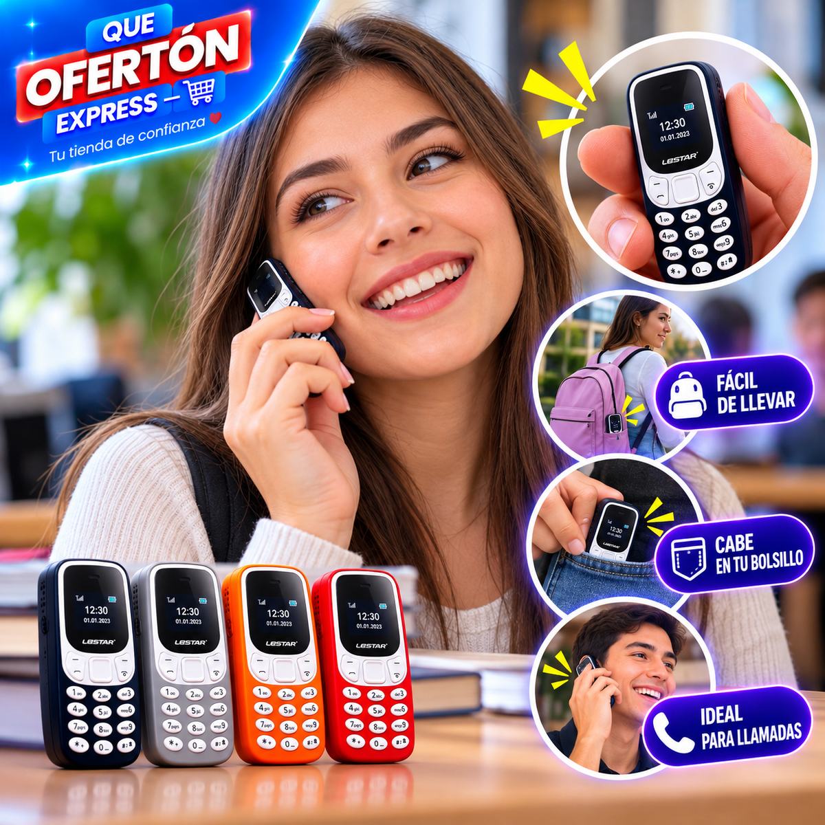 📱 MINI TELÉFONO CELULAR B10 – ESTILO CLÁSICO 📱Nokia