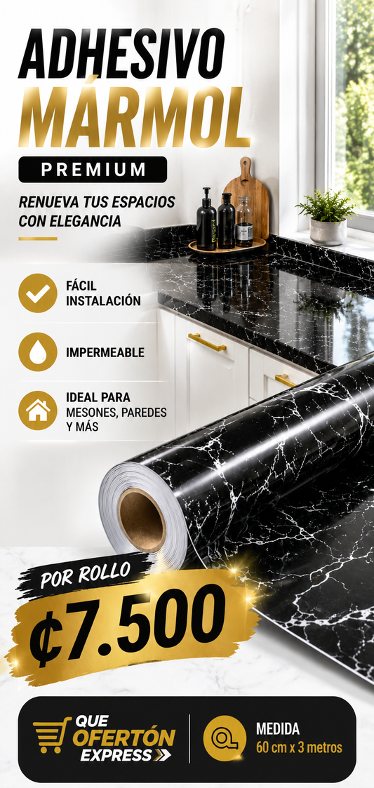 🔥 Adhesivo Decorativo Premium 60cm x 3metros