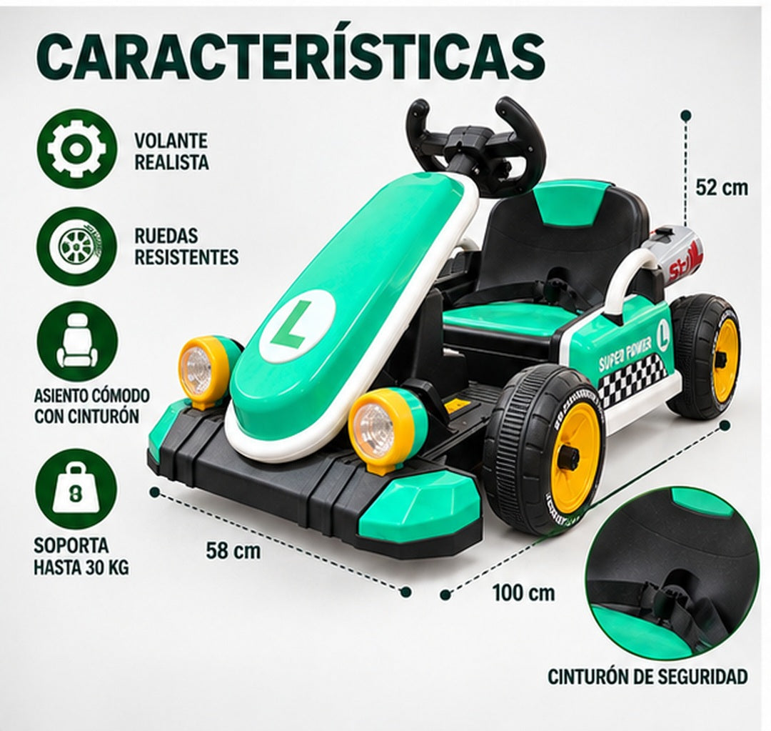 🏎️💨 ¡GO KART INFANTIL! 🏁