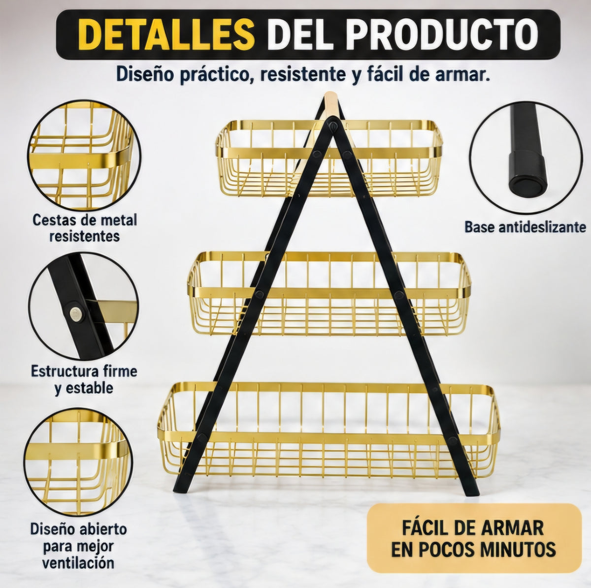 ✨ ORGANIZADOR DE 3 NIVELES ✨