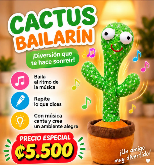 🌵 CACTUS BAILARÍN INTERACTIVO 🎶