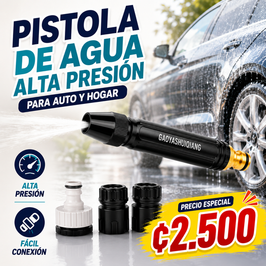 🔫 PISTOLA DE AGUA DE ALTA PRESIÓN 💦🚗