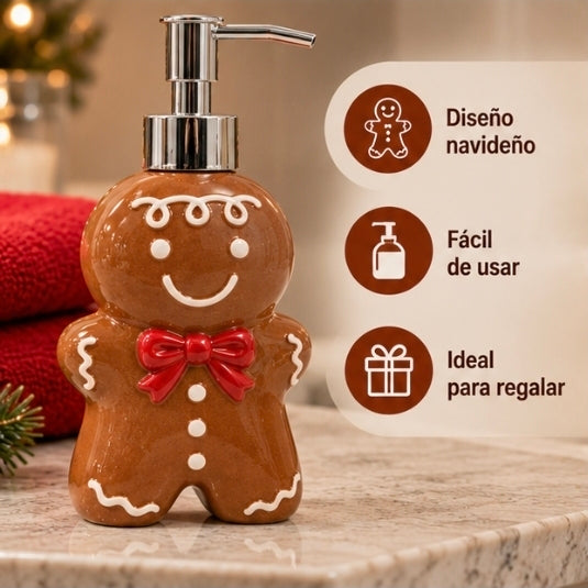 🎄✨ DISPENSADOR DE JABÓN NAVIDEÑO ✨🎄