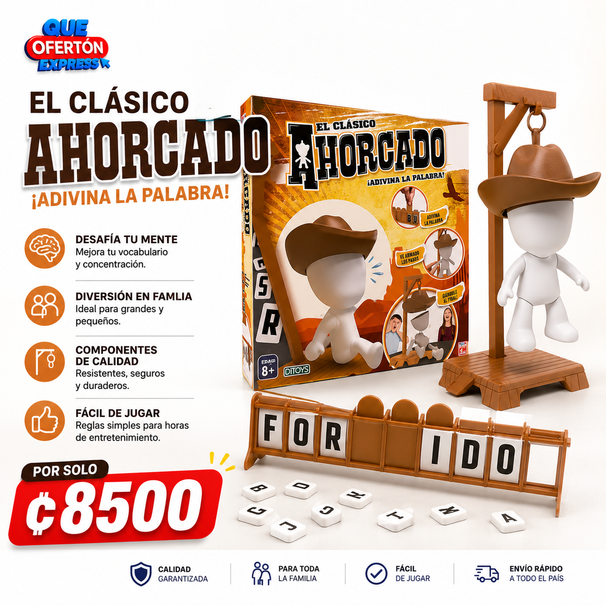 🎯 EL JUEGO CLÁSICO AHORCADO – ¡Diversión para toda la familia! 🤠🧠