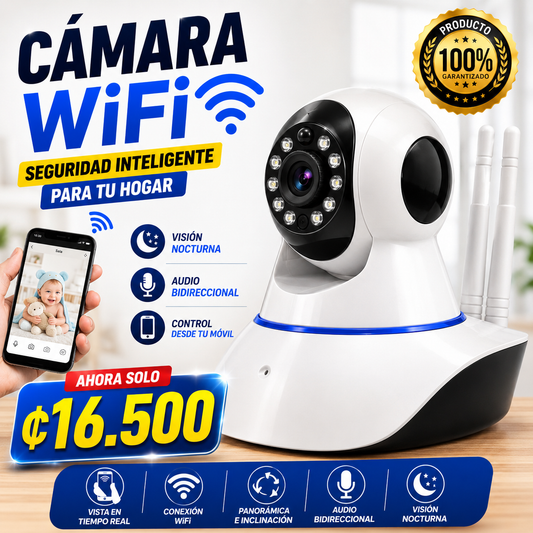 CAMARA SEGURIDAD 3 ANTENAS PREMIUM