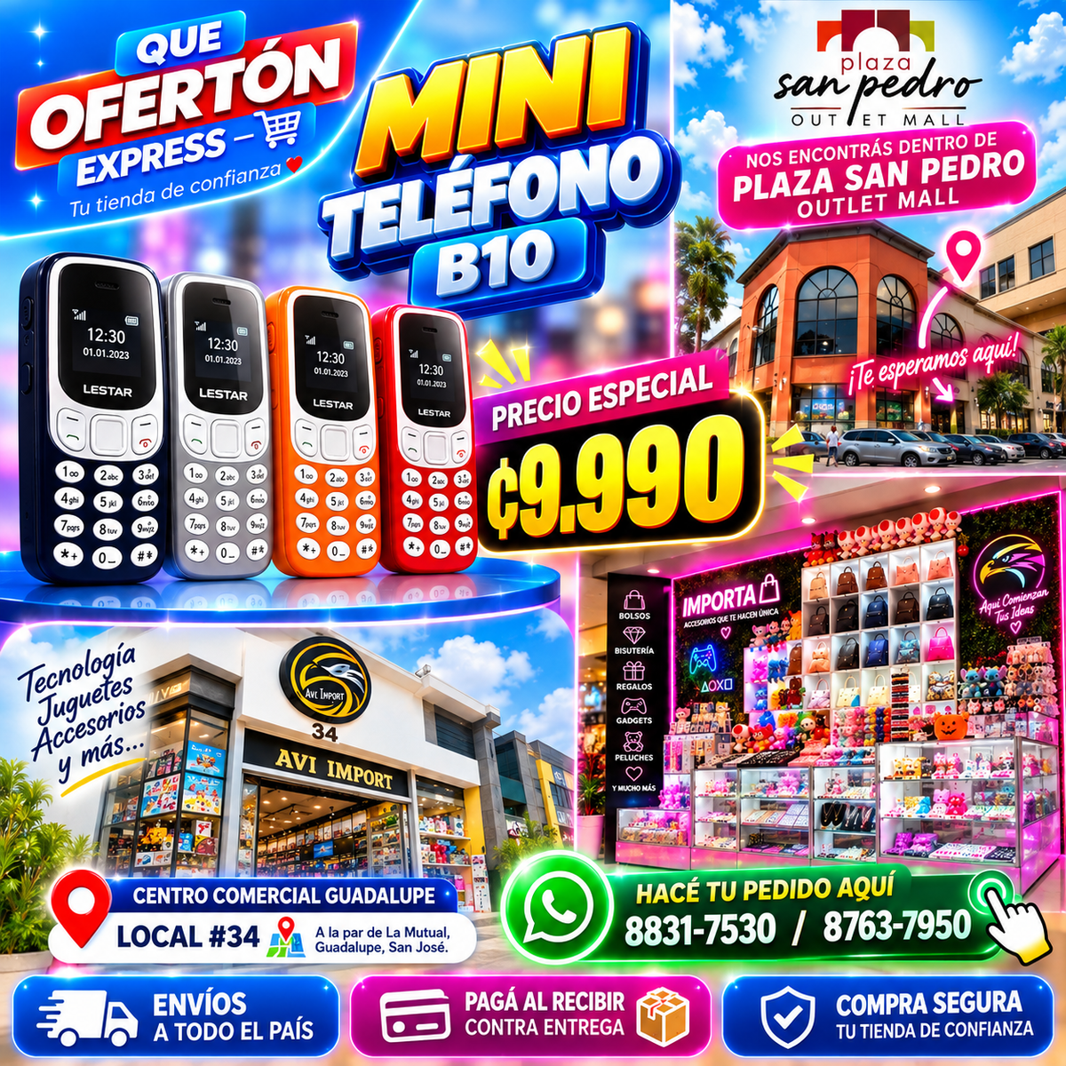 📱 MINI TELÉFONO CELULAR B10 – ESTILO CLÁSICO 📱Nokia