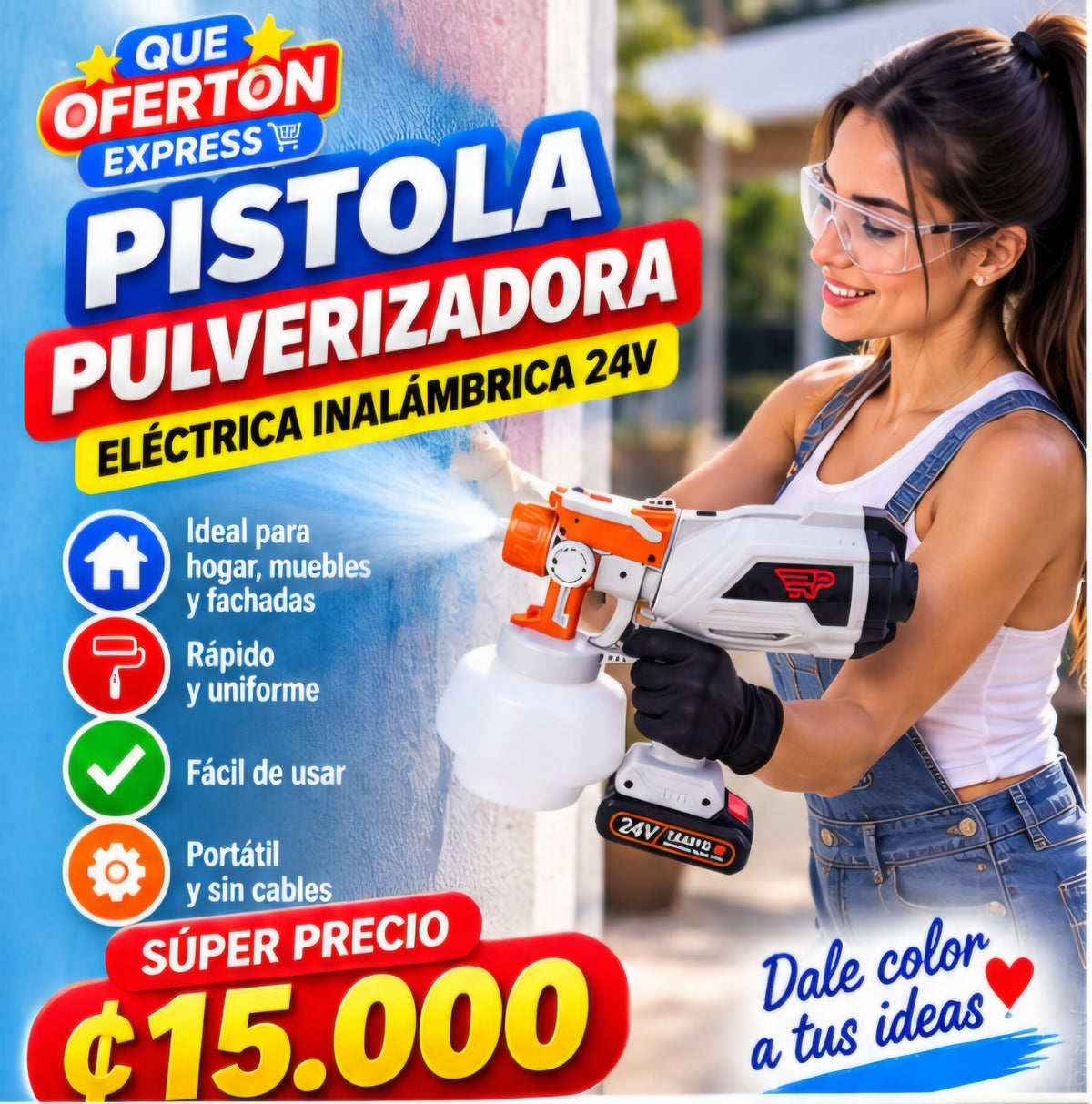 Pulverizador, pistola de pintura PAINT-PRO™