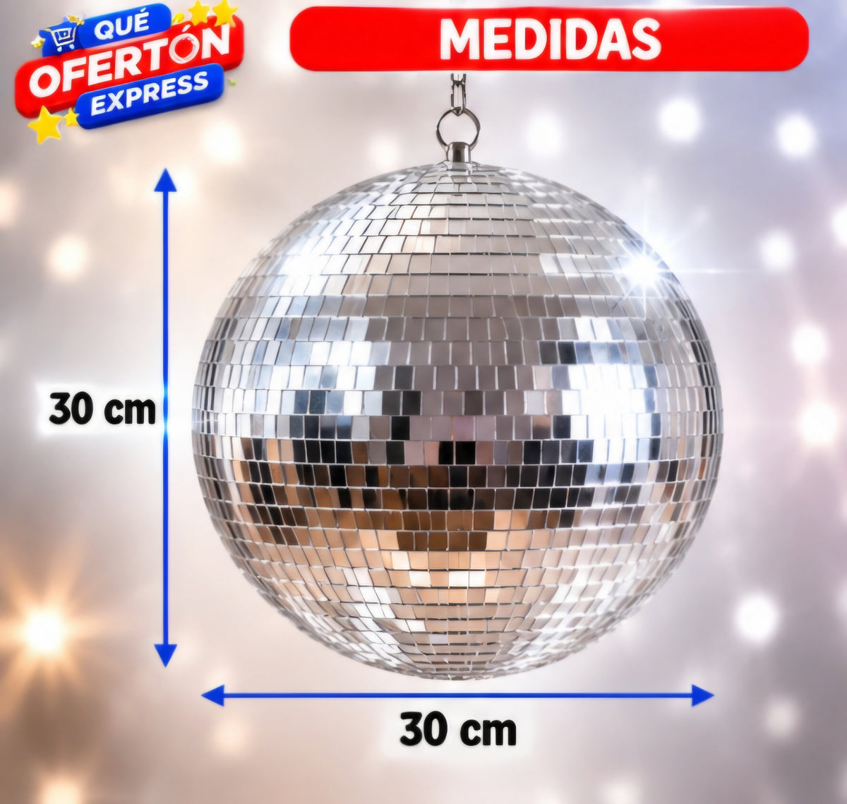 🪩 ESFERA DISCO 30 CM 🪩