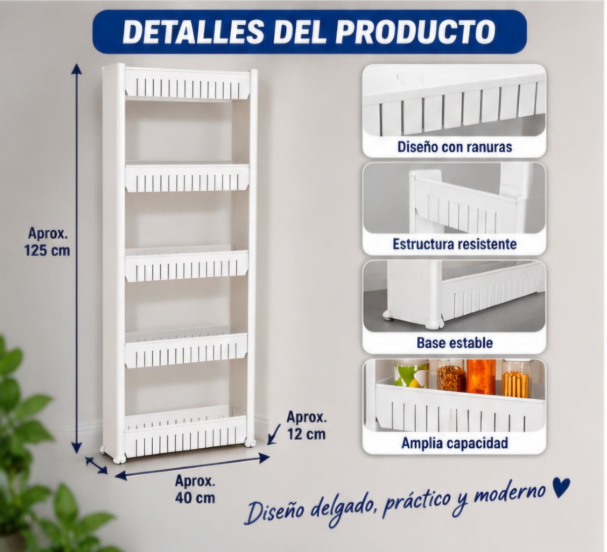🧺✨ ORGANIZADOR MULTIUSO DE 5 NIVELES ✨🧺