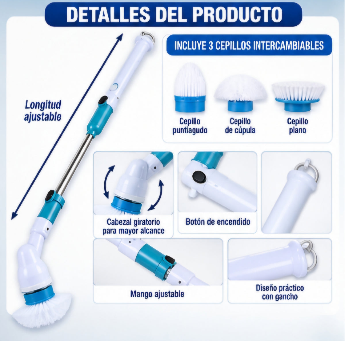 Cepillo de Limpieza Inalámbrico - @MagicClean