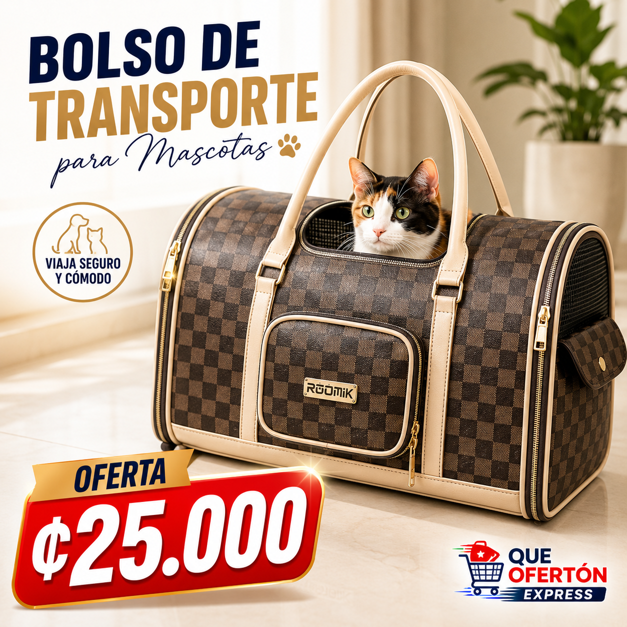 🐾👜 Bolso de Transporte para Mascotas