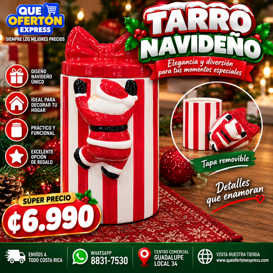 🎅 TARRO GALLETERO NAVIDEÑO