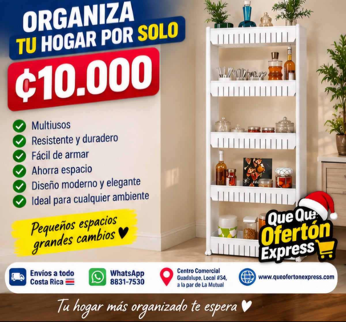 🧺✨ ORGANIZADOR MULTIUSO DE 5 NIVELES ✨🧺