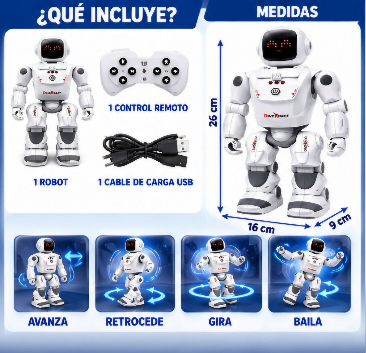 🤖 ROBOT INTELIGENTE CON CONTROL REMOTO
