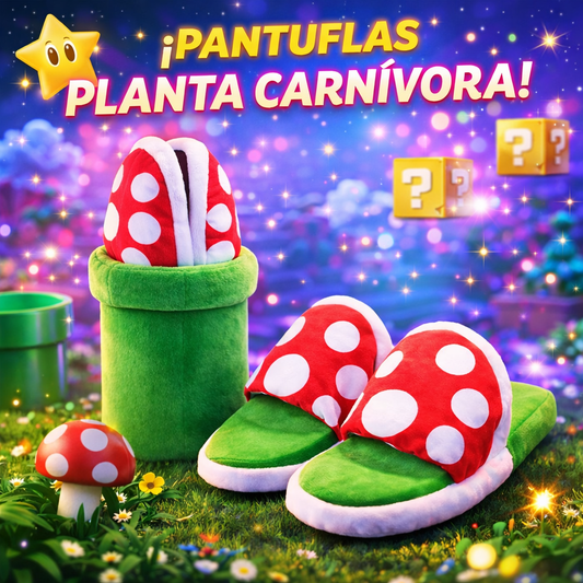 🍄 Pantuflas Planta Carnívora – Súper Cómodas y Divertidas 🍄