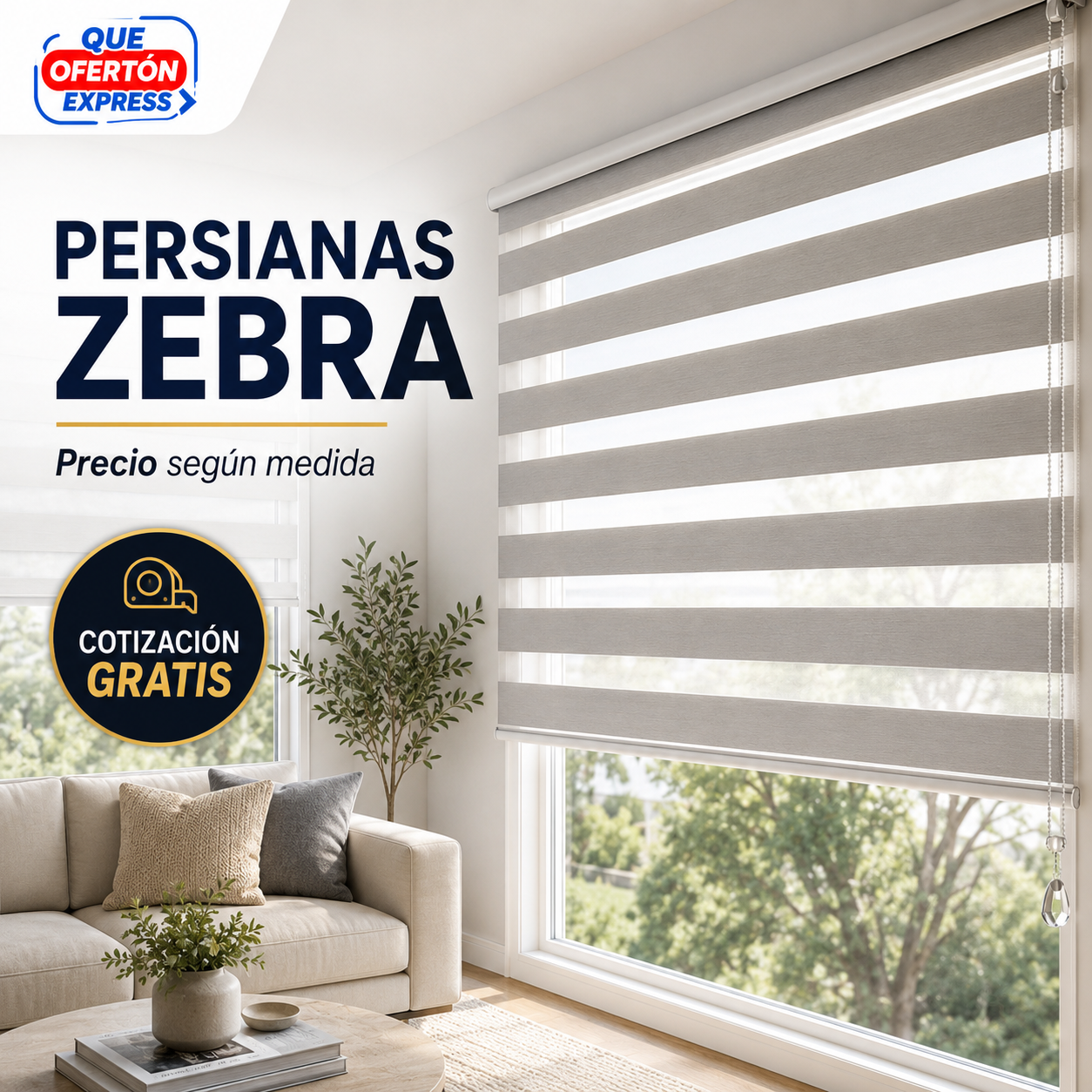 💡🦓 Persiana Tipo Zebra – ✨Estilo Moderno y Elegante ✨ (copia)