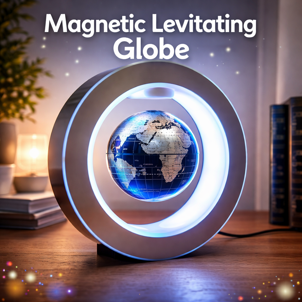 🌍✨ GLOBO FLOTANTE MAGNÉTICO LED – REF: B16 ✨🧲